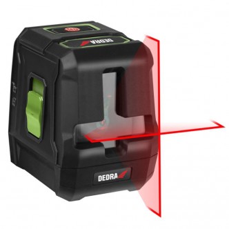 Nivela laser rosu cu linii in cruce Dedra MC0901