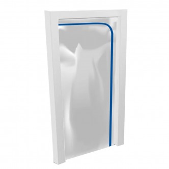 Perdea de praf pentru zugraveli si renovari 120 x 220 cm, fermoar, DEDRA BH1060