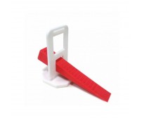 Set 100 bucati nivelare gresie, faianta, 50 pene + 50 clipsuri, Dedra