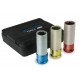 Set tubulare impact cu protectie de silicon pentru jenti aluminiu, 1/2" 17mm, 19mm, 21mm