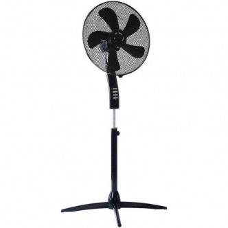 Ventilator cu picior 16" negru