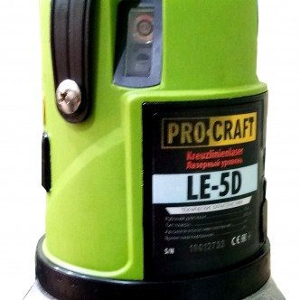 Nivela Laser ProCraft LE-5D, 15m + Trepied