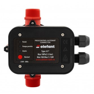 Prescontrol automat Hidrofor (Inlocuieste Vasul de expansiune ) EWPC-1, 1.1KW, 1.5 bar, Elefant