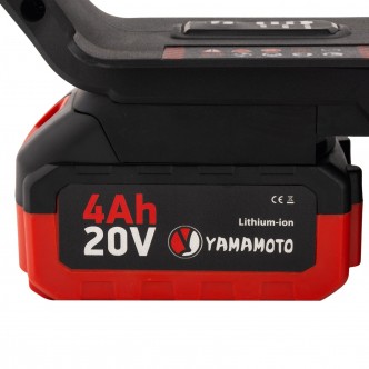 Fierastrau electric cu lant pe acumulator YAMAMOTO, 20V, lama 30 cm, Brushless, compatibil acumulatori Makita