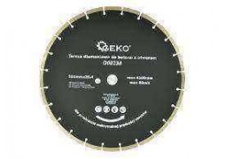 Disc diamantat pentru beton 350 x 25,4 mm GEKO Disc diamantat pentru beton 350 x 25,4 mm GEKO
