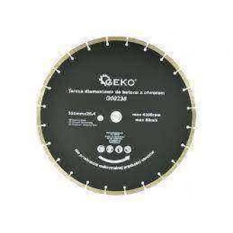 Disc diamantat pentru beton 350 x 25,4 mm GEKO Disc diamantat pentru beton 350 x 25,4 mm GEKO
