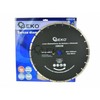Disc diamantat pentru beton 350 x 25,4 mm GEKO