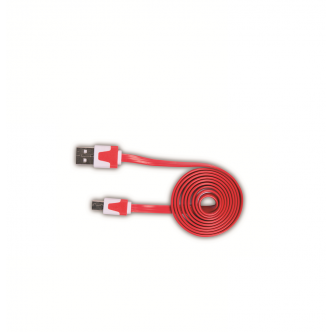 Cablu de Date Micro USB 1A 1M Rosu