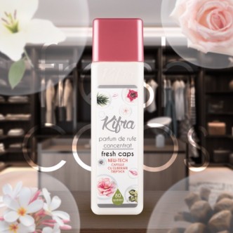 Parfum de rufe concentrat Kifra Fresh Caps, 80 spalari, 200ml