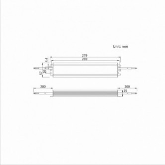 Sursa de alimentare LED Profesionala 24V 150W IP67, SCHARFER