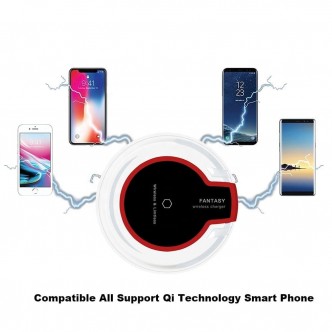 Incarcator QI wireless (inductie) pentru dispozitivele iPhone si Android