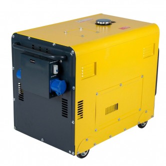 Generator insonorizat diesel monofazat 4.2kW, 3000rpm, incl. automatizare Stager DG 5500S+ATS 