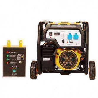 Generator de curent Stager FD 6500E, benzina Seria "Open Frame", 5.0 kW pornire electrica + Automatizare