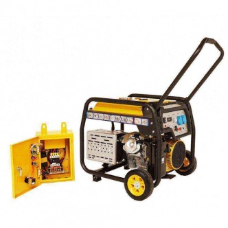 Generator de curent Stager FD 6500E, benzina Seria "Open Frame", 5.0 kW pornire electrica + Automatizare