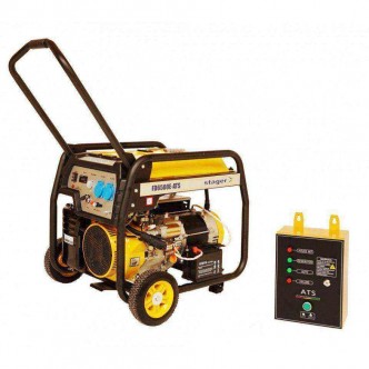 Generator de curent Stager FD 6500E, benzina Seria "Open Frame", 5.0 kW pornire electrica + Automatizare