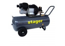 Compresor Aer Profesional Stager HM3100V - 2.2kW, Debit aer 356L/min, 8bar, Capacitate rezervor 100L