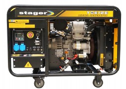 Generator open frame 8.5kW, monofazat, diesel, pornire la cheie Stager YDE12E 