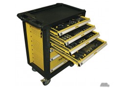 Dulap pentru scule cu 7 sertare echipat cu 220 piese Topmaster Profesional
