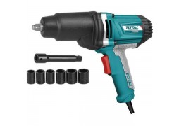 Pistol electric de impact - 6 chei tubulare + adaptor, 1050W, 550nm (industrial) TIW10101 Total