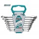 Set 8 chei combinate cu clichet (INDUSTRIAL) THT102RK086 Total