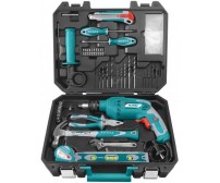 Trusa de scule 101 piese ( cu masina de gaurit 650w ) Total 