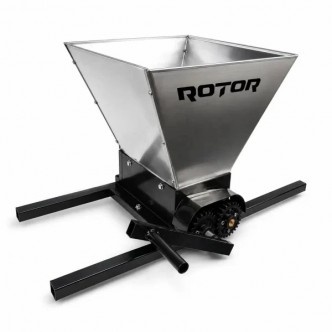 Zdrobitor manual de struguri ROTOR HGP-50S, cuva mare inox 100%, 28 L, productivitate 180 kg/h Zdrobitor manual de struguri ROTOR HGP-50S, cuva mare inox 100%, 28 L, productivitate 180 kg/h