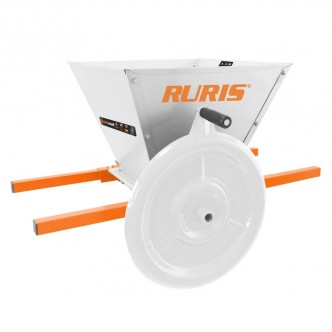 Zdrobitor manual pentru struguri RURIS SP28, INOX 28L, role nylon